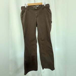 Carhartt Women’s Dark Brown Cargo Pants Size: 14 Regular